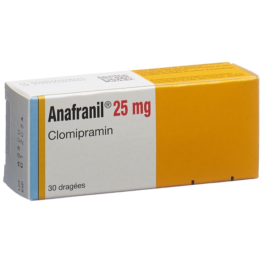 ANAFRANIL cpr pell 25 mg blist 30 pce, image 2 sur 2