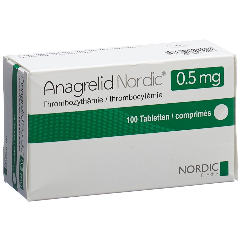 ANAGRELIDE Nordic 0.5 mg, image principale