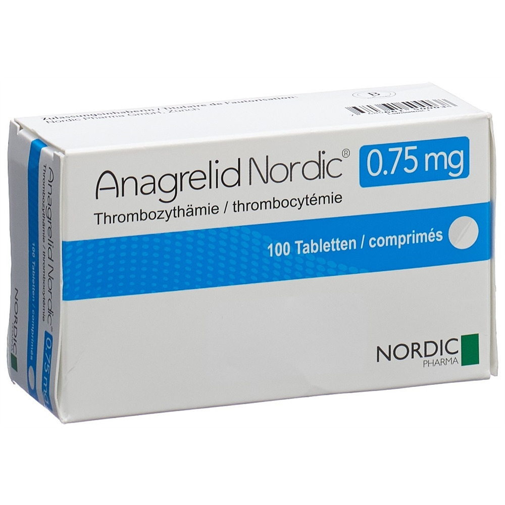 ANAGRELIDE Nordic 0.75 mg, image principale