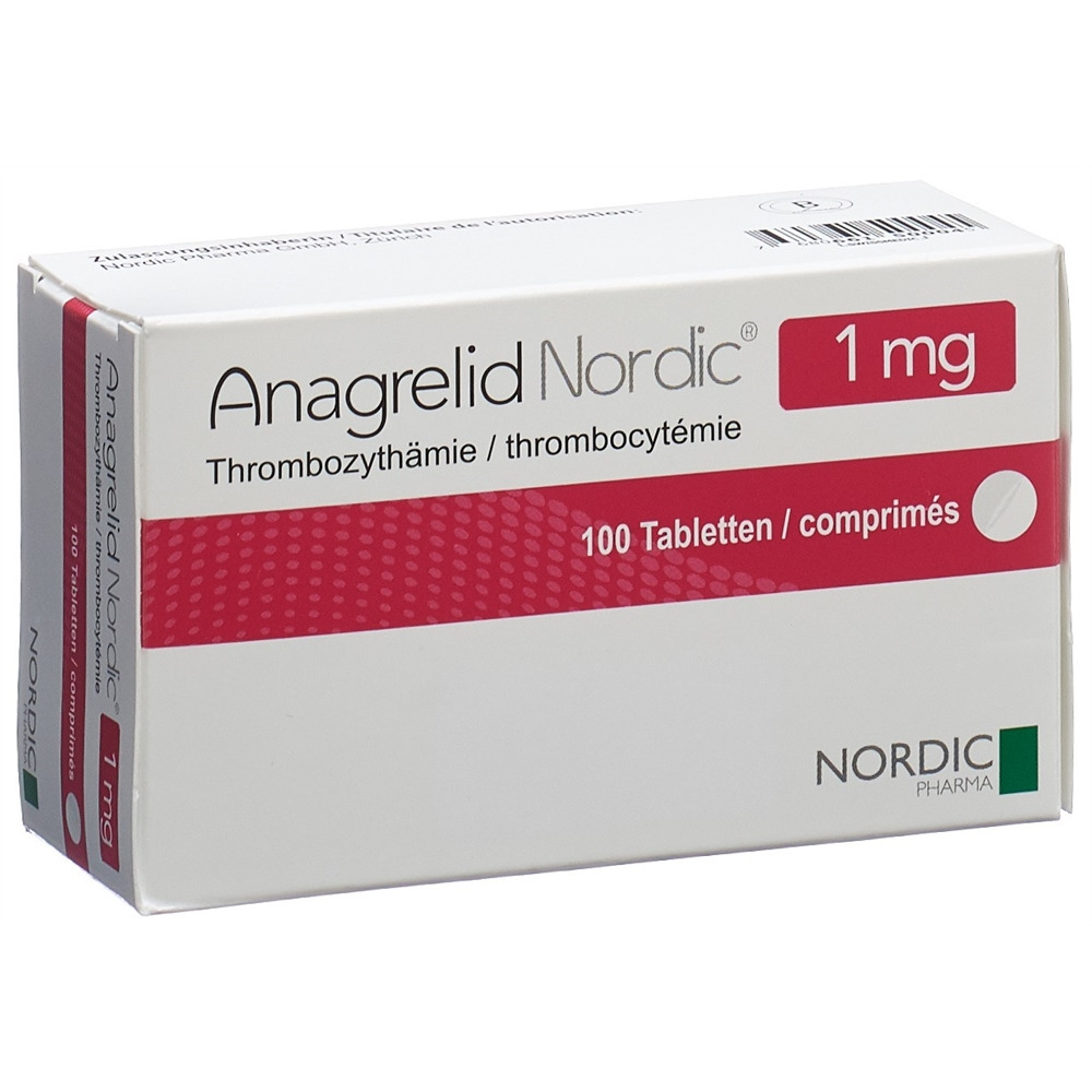 ANAGRELIDE Nordic 1 mg, image principale