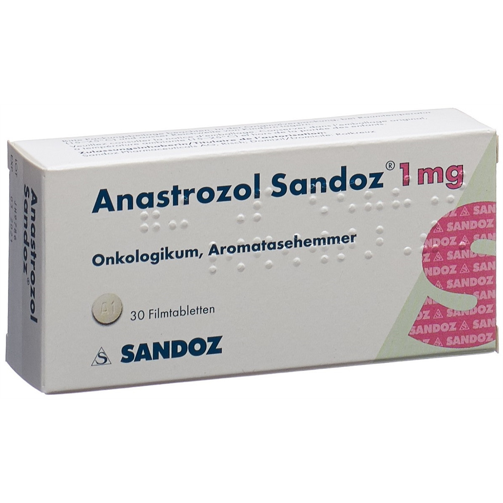 ANASTROZOLE Sandoz 1 mg, Hauptbild