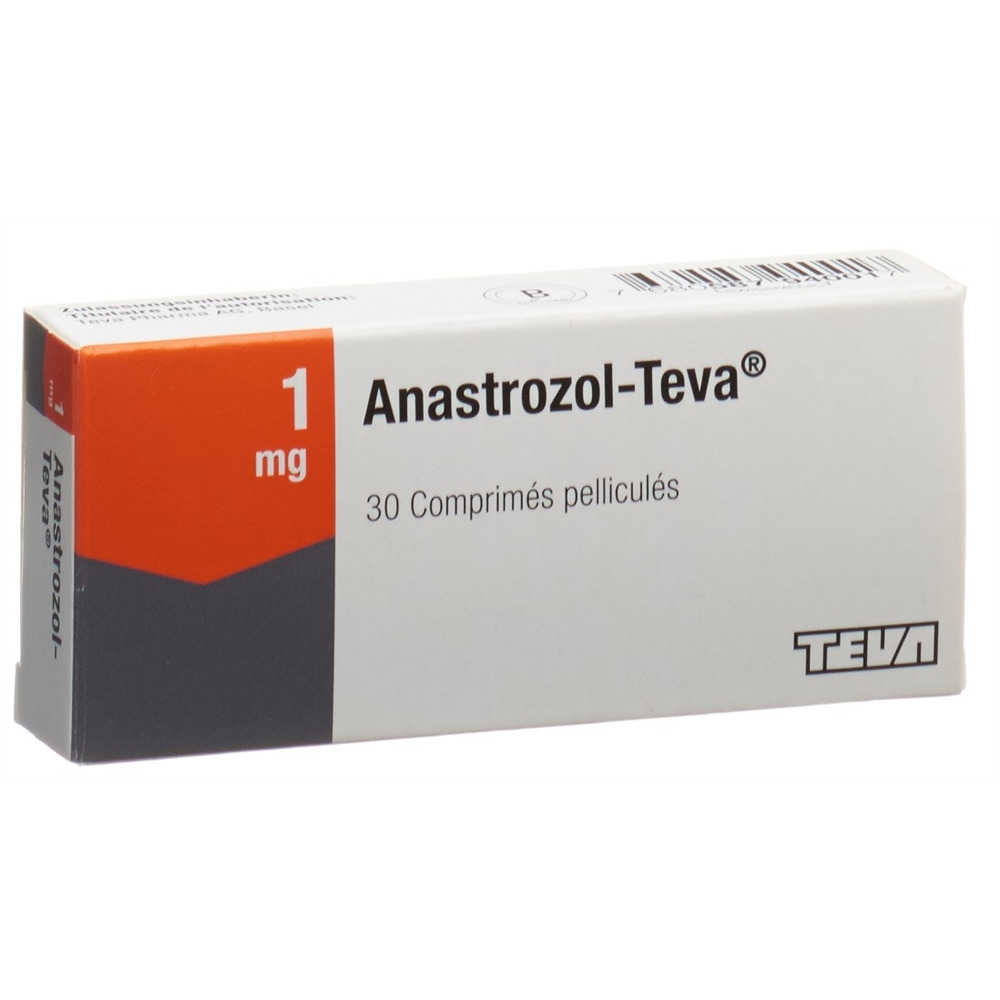 ANASTROZOLE Teva 1 mg, image 2 sur 2