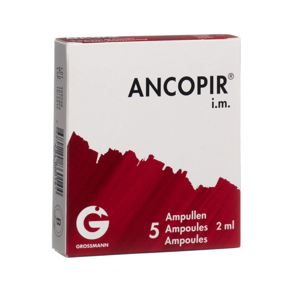 ANCOPIR Inj Lös Amp 2 ml, Hauptbild