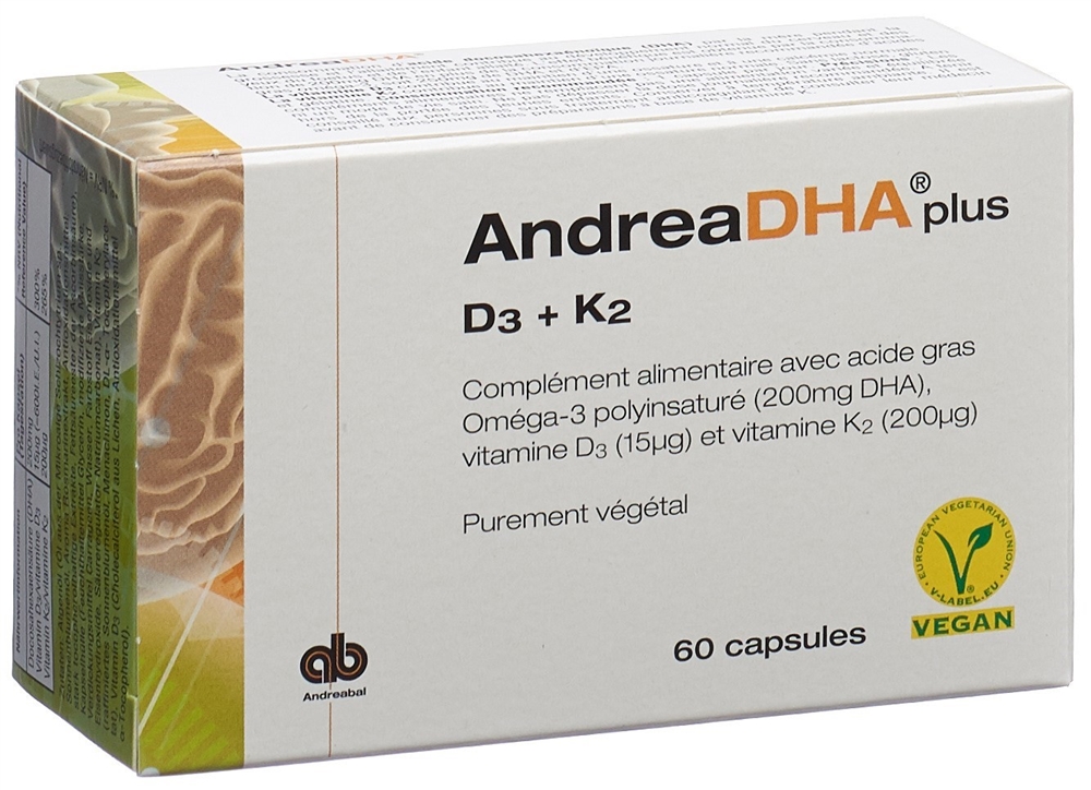 ANDREADHA plus Omega-3 Vitamin D3 + Vitamin K2, image 4 sur 5