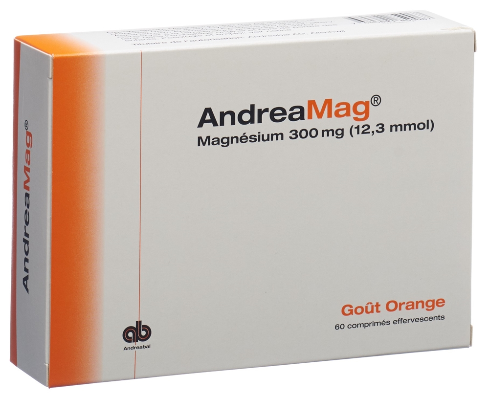 ANDREAMAG Brausetabl 300 mg mit Orangenaroma Ds 60 Stk, Bild 4 von 5