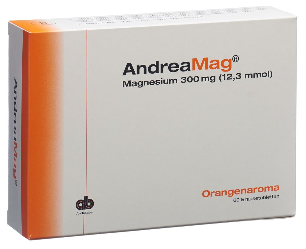 ANDREAMAG cpr eff 300 mg avec arôme orange bte 60 pce, image principale