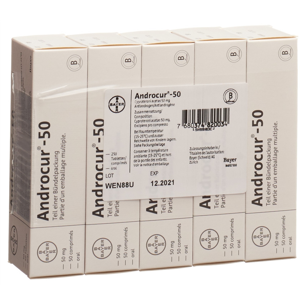 ANDROCUR cpr 50 mg blist 50 pce, image principale