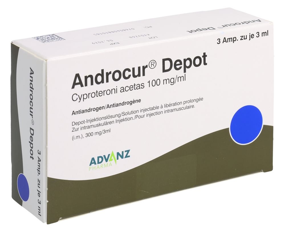 ANDROCUR Depot 300 mg/3ml, image principale