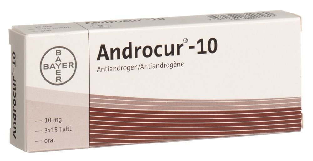 ANDROCUR Tabl 10 mg Blist 15 Stk, Hauptbild