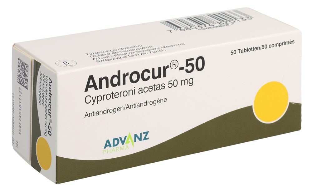 ANDROCUR Tabl 50 mg Blist 50 Stk