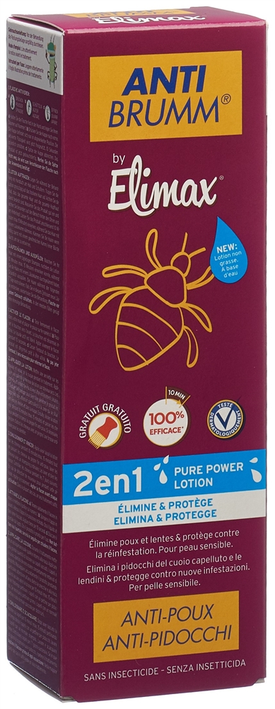 Anti-Brumm anti-poux 2en1 pure power lotion, image 4 sur 5