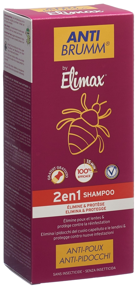 Anti-Brumm anti-poux 2en1 shampoo, image 4 sur 5