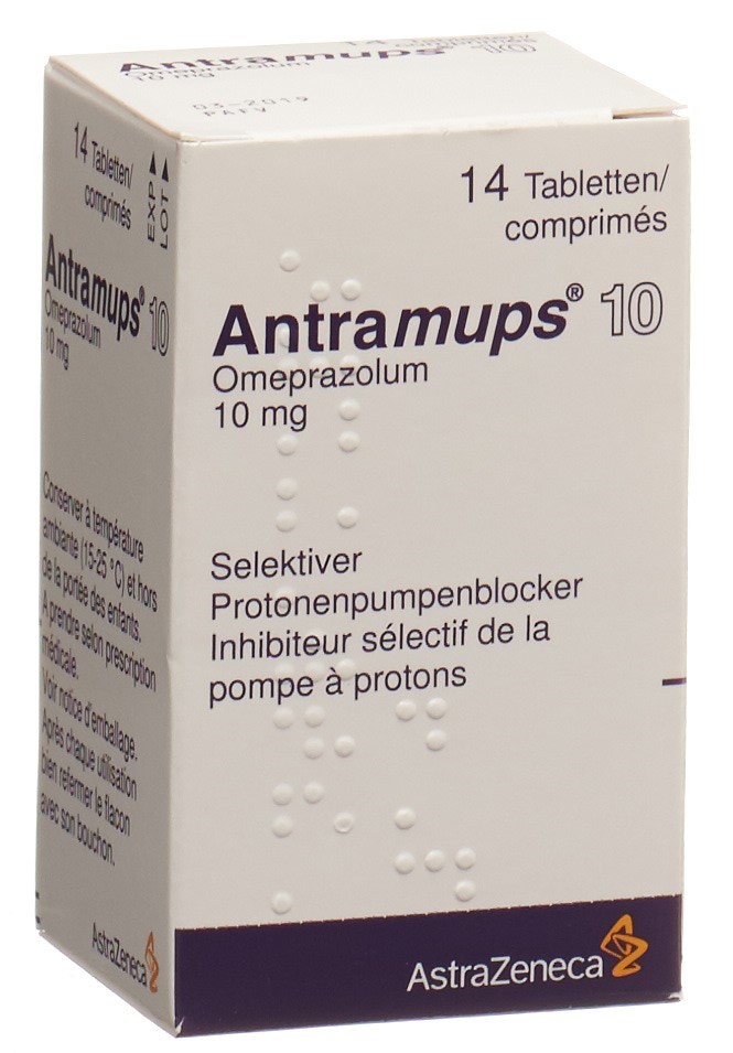 ANTRAMUPS cpr 10 mg bte 14 pce, image principale