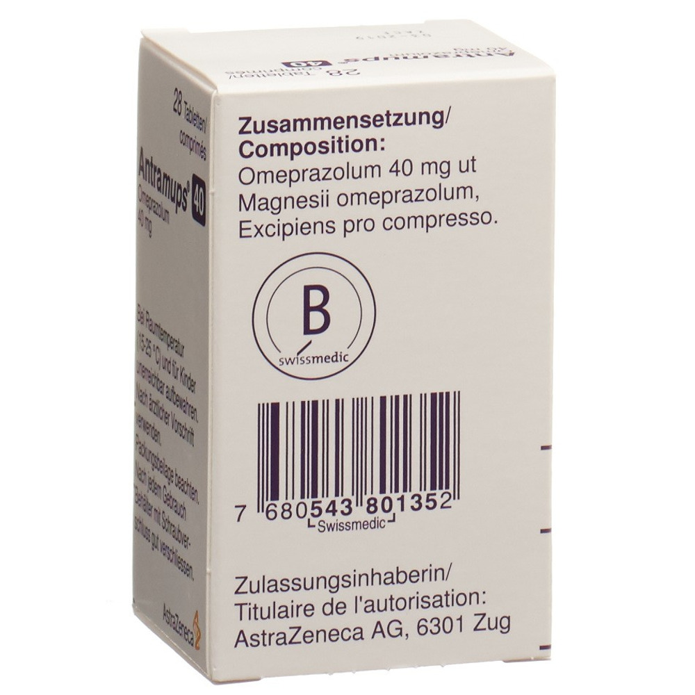 ANTRAMUPS cpr 40 mg bte 28 pce, image 2 sur 2