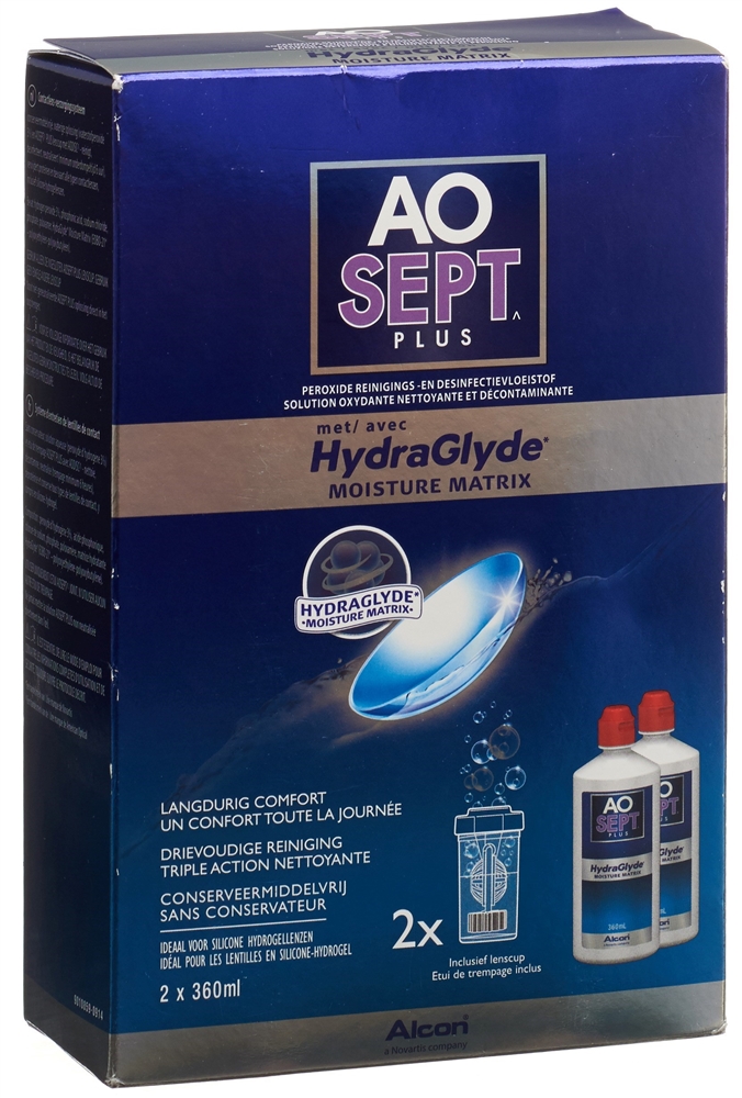 AOSEPT liq avec HydraGlyde 360 ml, image 2 sur 2