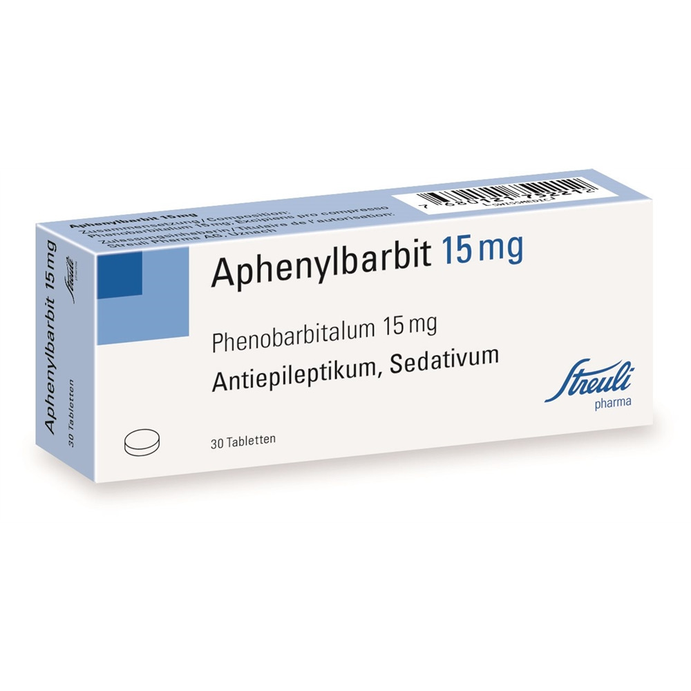 APHENYLBARBITE Streuli 15 mg, Hauptbild