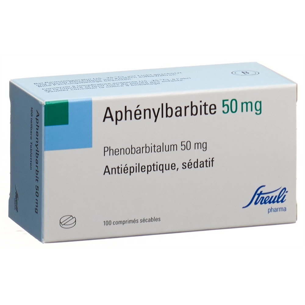 APHENYLBARBITE Streuli 50 mg, image 2 sur 2