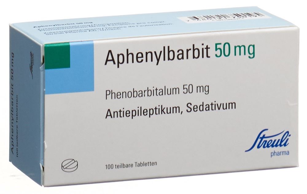 APHENYLBARBITE Streuli 50 mg, image principale