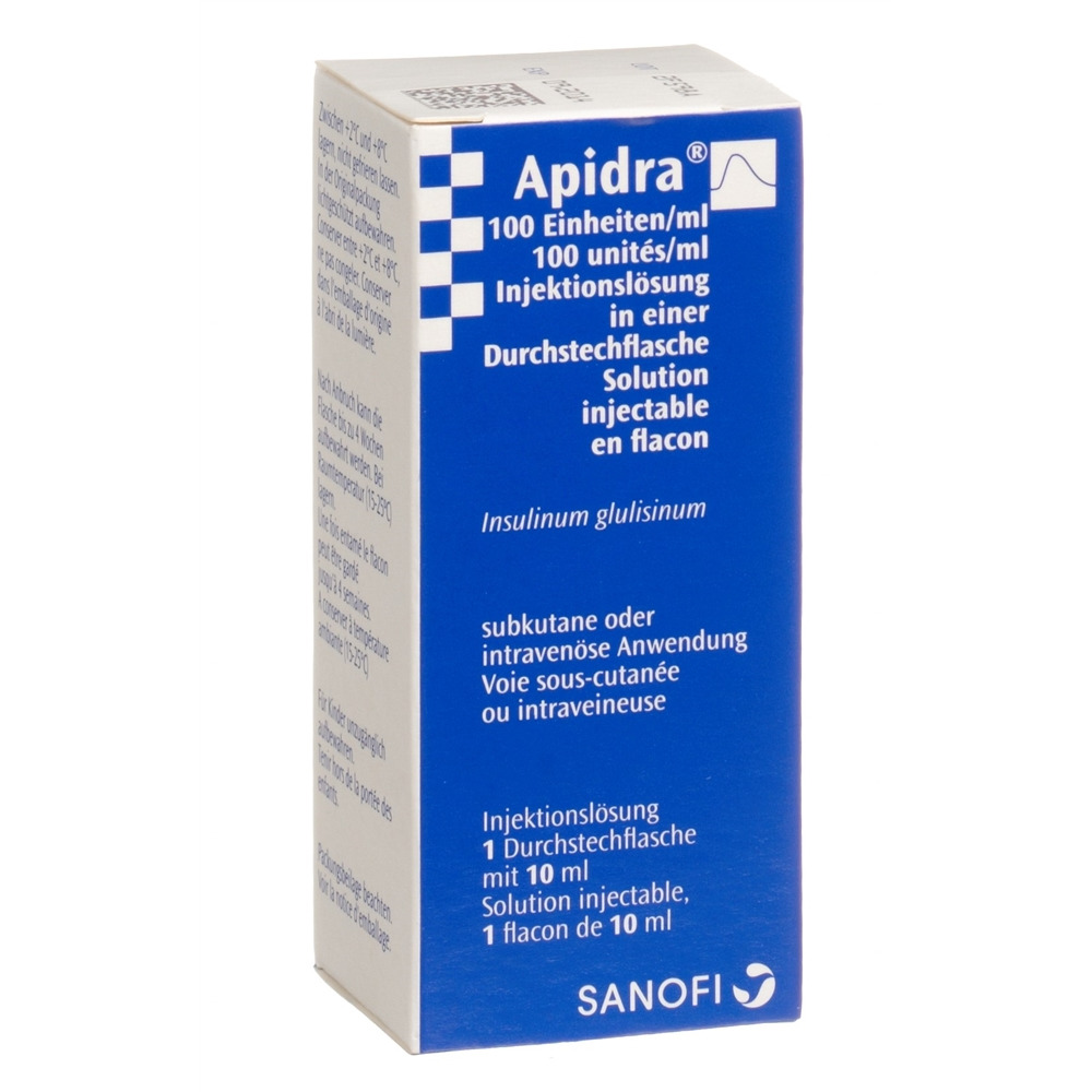 APIDRA Inj Lös Durchstf 10 ml, Hauptbild