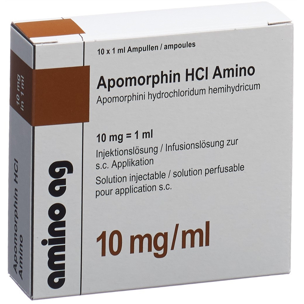 APOMORPHIN HCL Amino 10 mg/ml, Hauptbild