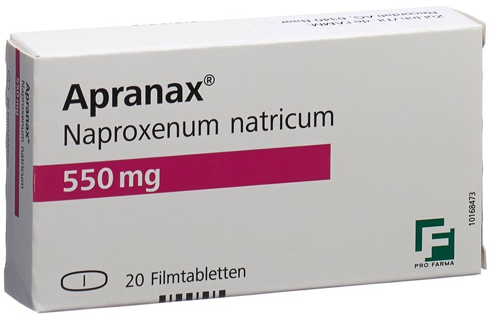 APRANAX Filmtabl 550 mg Blist 20 Stk, Hauptbild