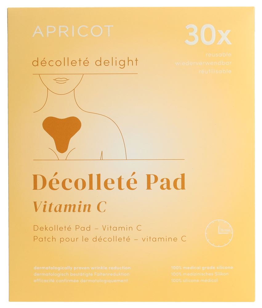 Apricot pad décolleté