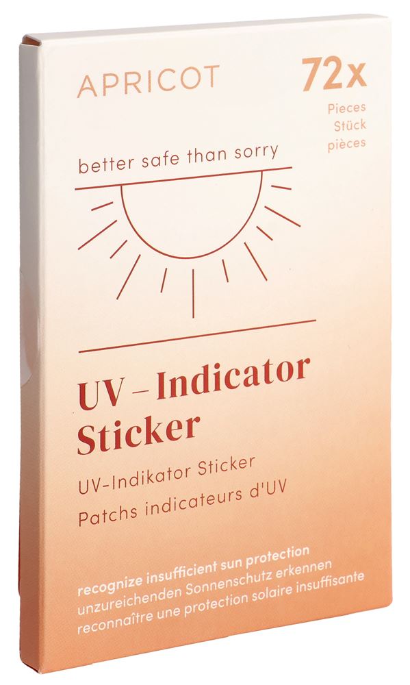 Apricot stickers indicateurs d'UV