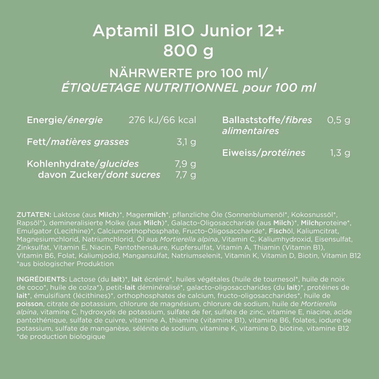 APTAMIL BIO Junior 12+, image 5 sur 6
