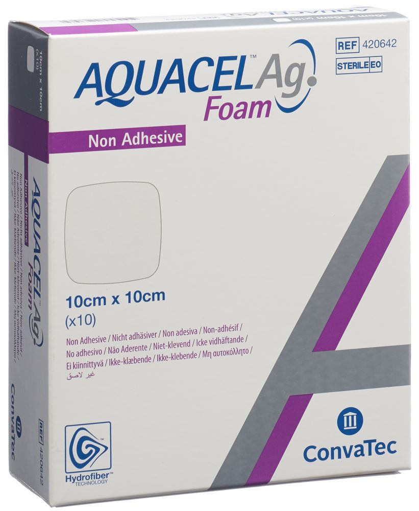 Aquacel Ag Foam pansement souple non-adhésif