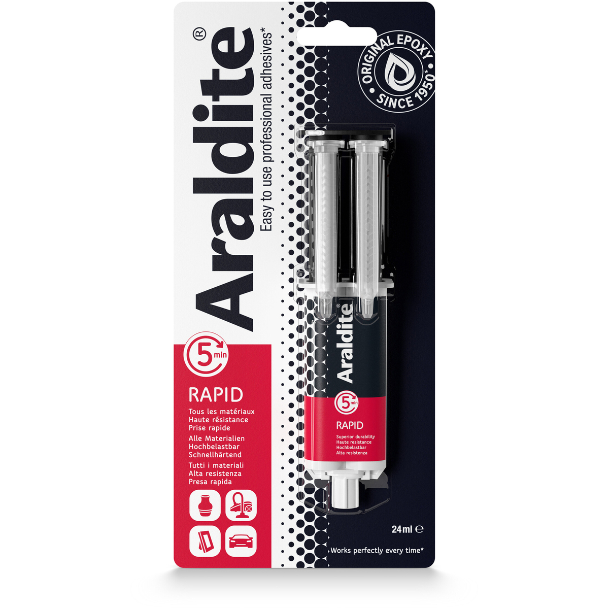 ARALDIT Rapid 2-Komponenten Klebstoff Spritze, Hauptbild ARALDIT Rapid 2-Komponenten Klebstoff Spritze, Hauptbild