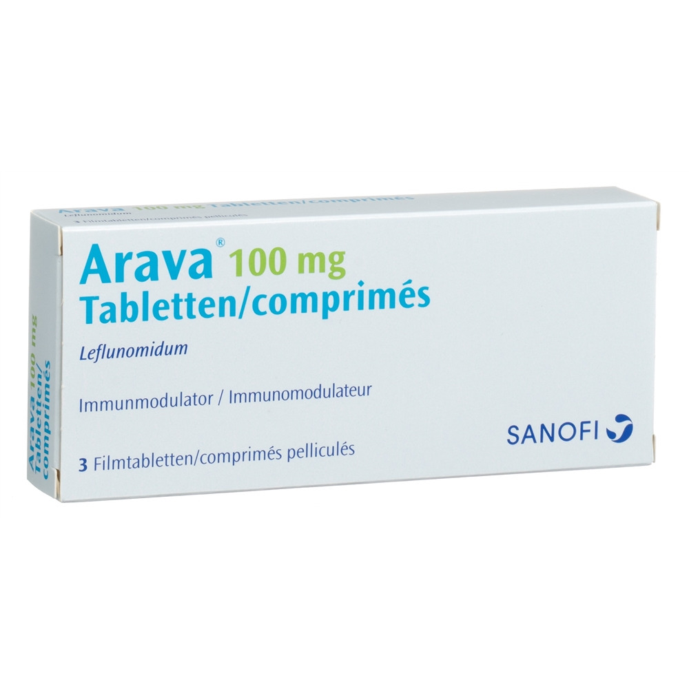 Arava cpr pell 100 mg blist 3 pce, image principale