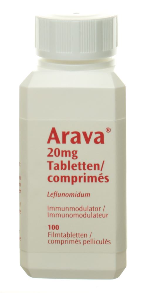 Arava Filmtabl 20 mg Ds 100 Stk, Hauptbild