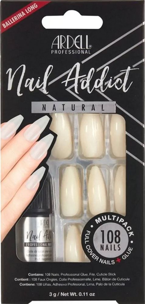 ARDELL Nail Addict Natural Multipack