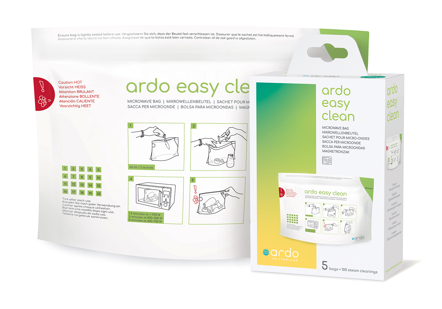 ARDO EASY CLEAN Sachet, image principale