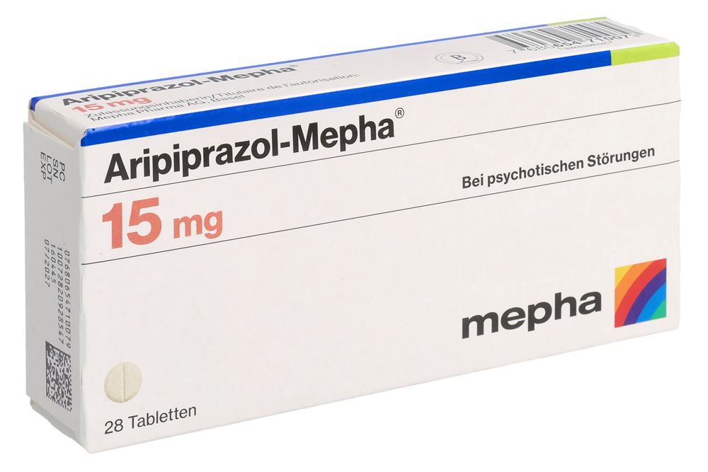 ARIPIPRAZOLE Mepha 15 mg, image principale