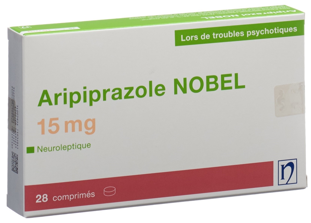 ARIPIPRAZOLE NOBEL 15 mg, image 2 sur 2