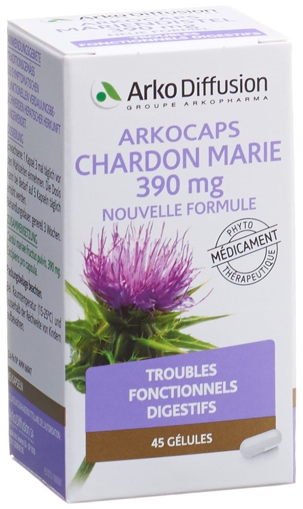 ARKOCAPS chardon marie 390 mg, image 4 sur 4