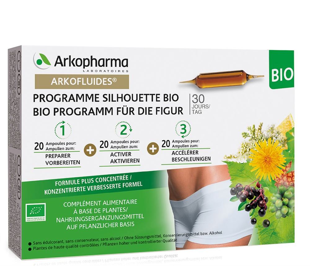ARKOFLUIDE Trinkamp Bio Triopack 20 Stk