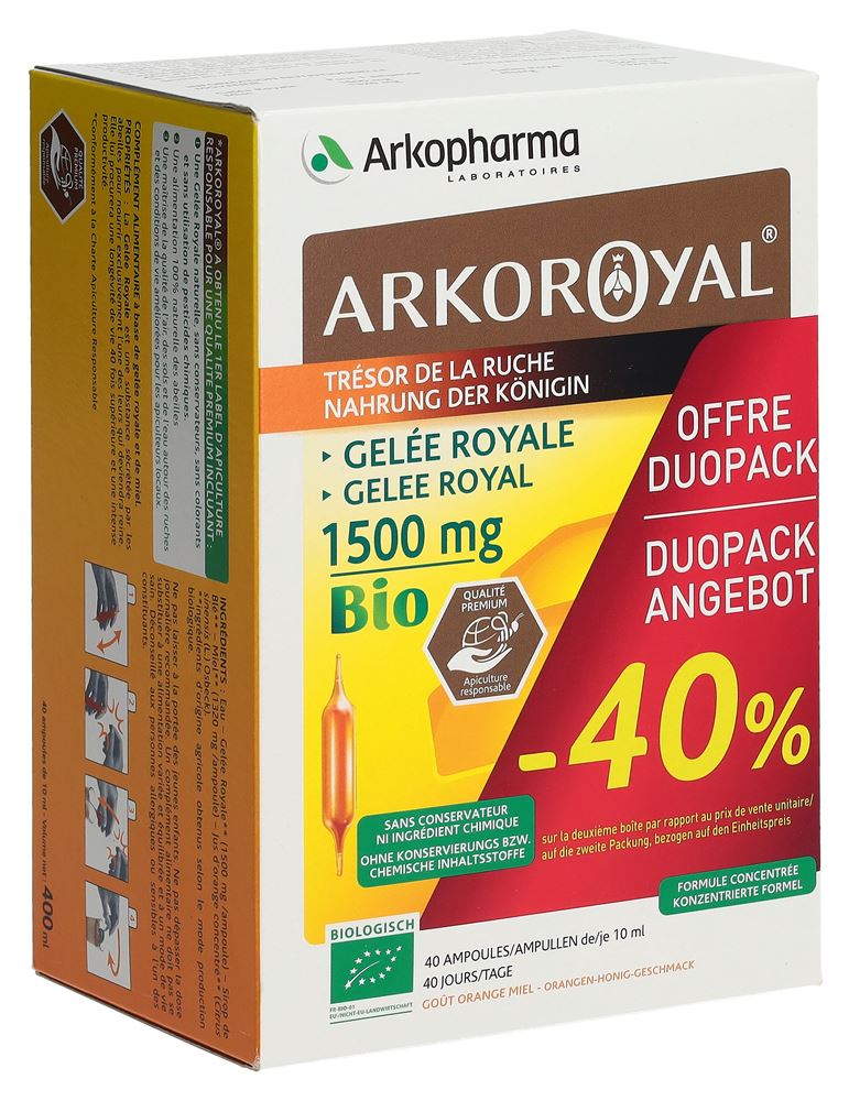 ARKOROYAL gelée royale 1500 mg, image principale