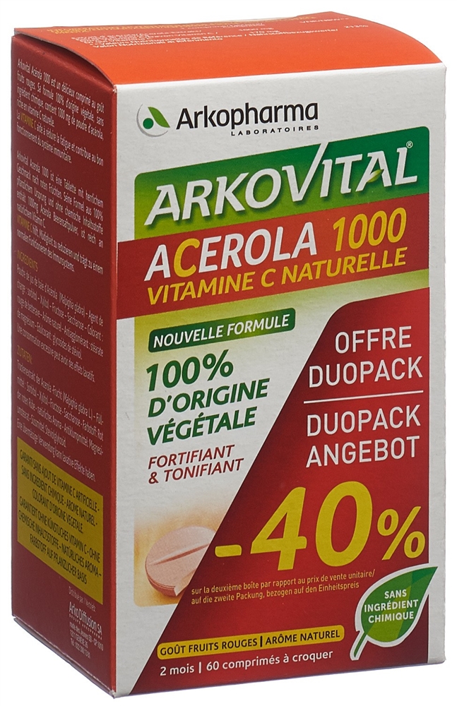 ARKOVITAL Acerola Arkopharma 1000 mg, image 2 sur 3