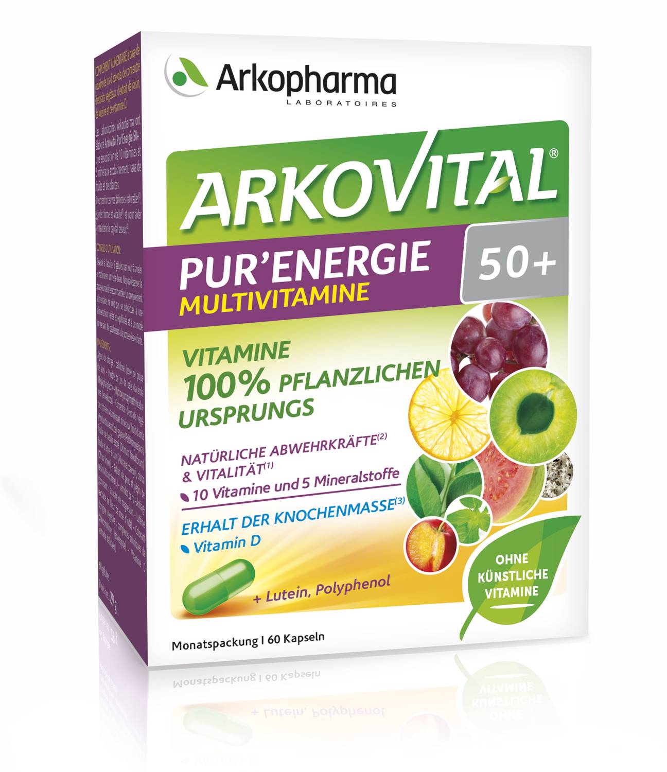 ARKOVITAL Pur'Energie 50+ multivitamines et -minéraux naturels