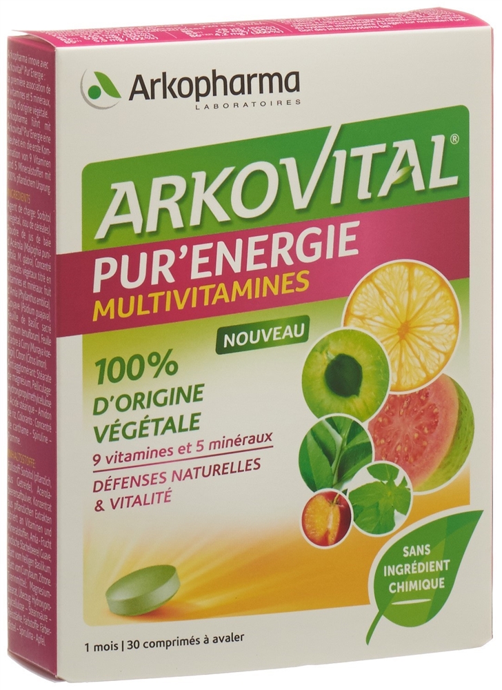 ARKOVITAL Pur'Energie multivitamines et -minéraux naturels, image 2 sur 3