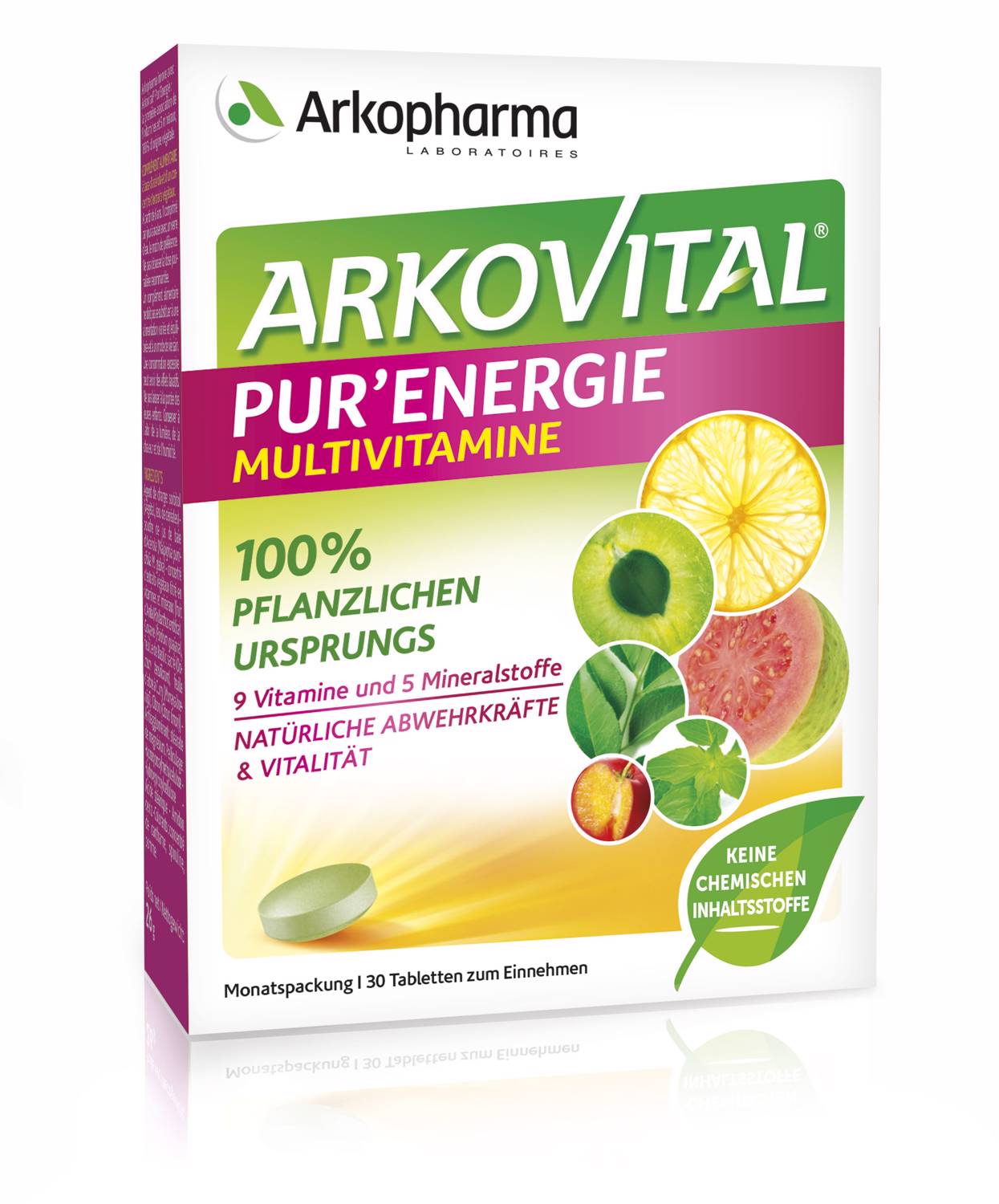 ARKOVITAL Pur'Energie multivitamines et -minéraux naturels