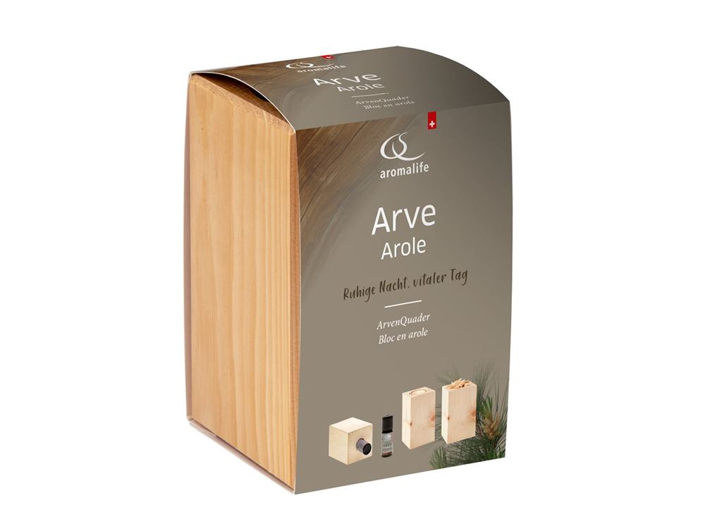 Aromalife AROLE parallélépipède en arole