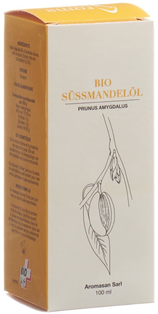 Aromasan huile végétale d'amande douce