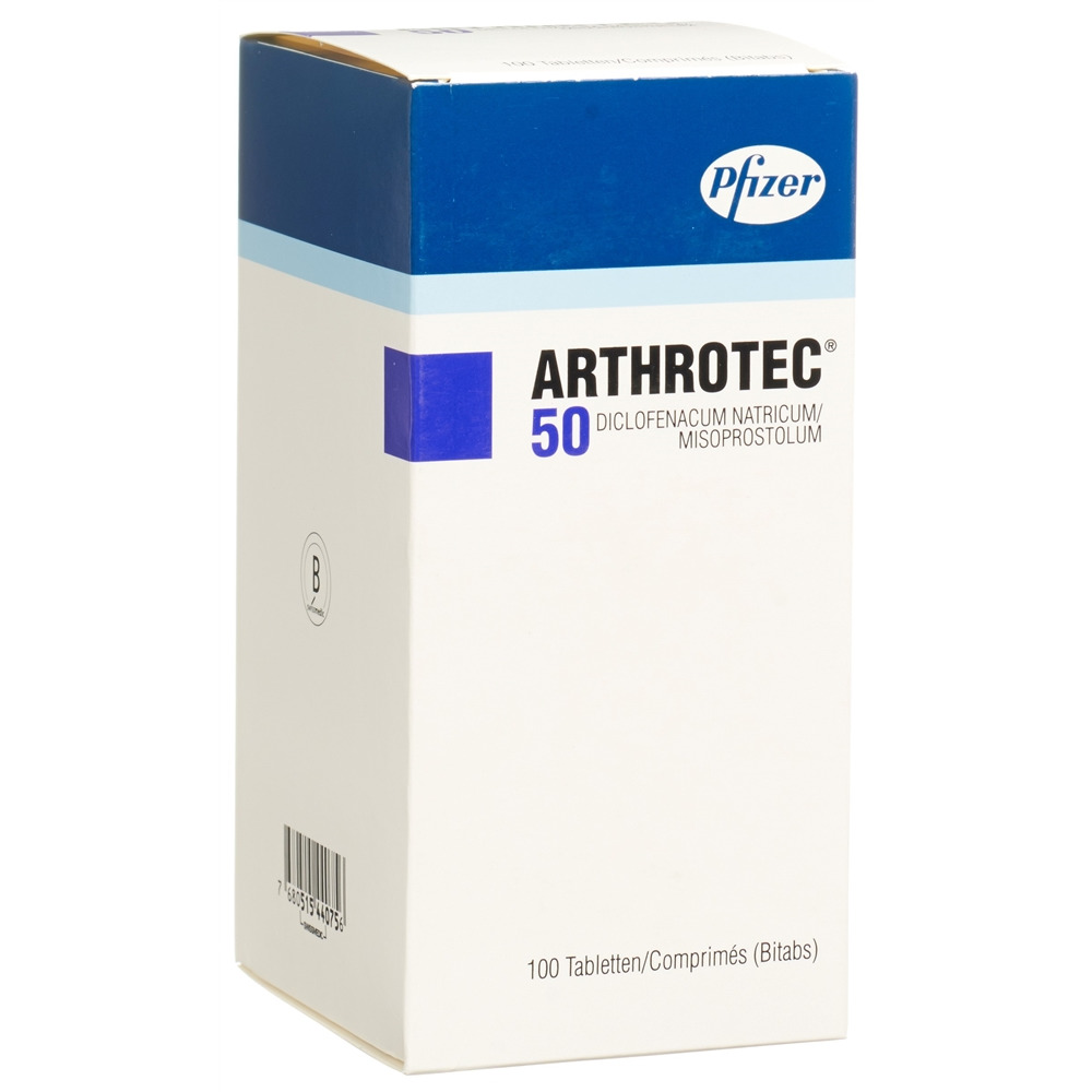 ARTHROTEC cpr 50 mg blist 100 pce, image 2 sur 2