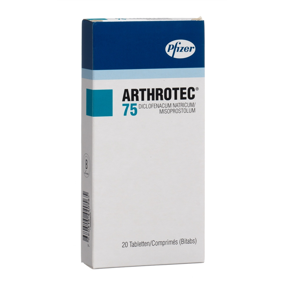 ARTHROTEC cpr 75 mg blist 20 pce, image principale