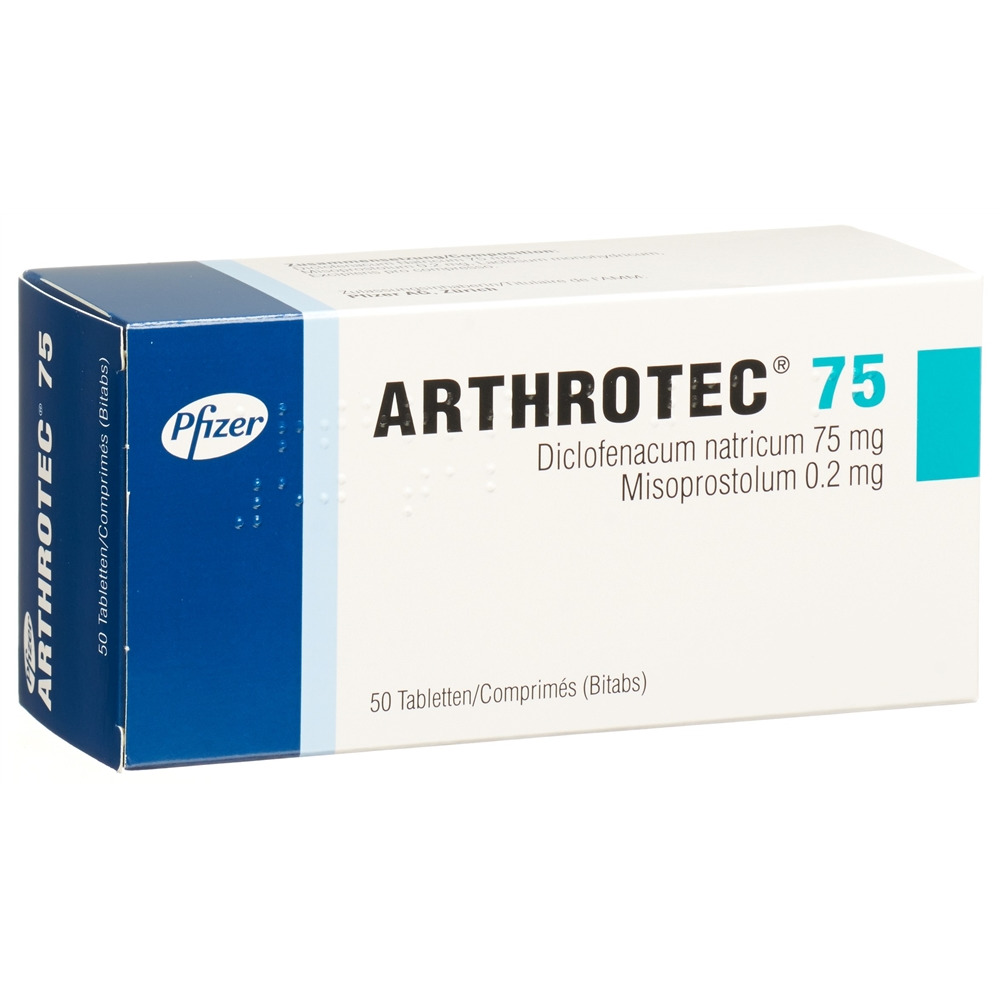 ARTHROTEC cpr 75 mg blist 50 pce, image principale