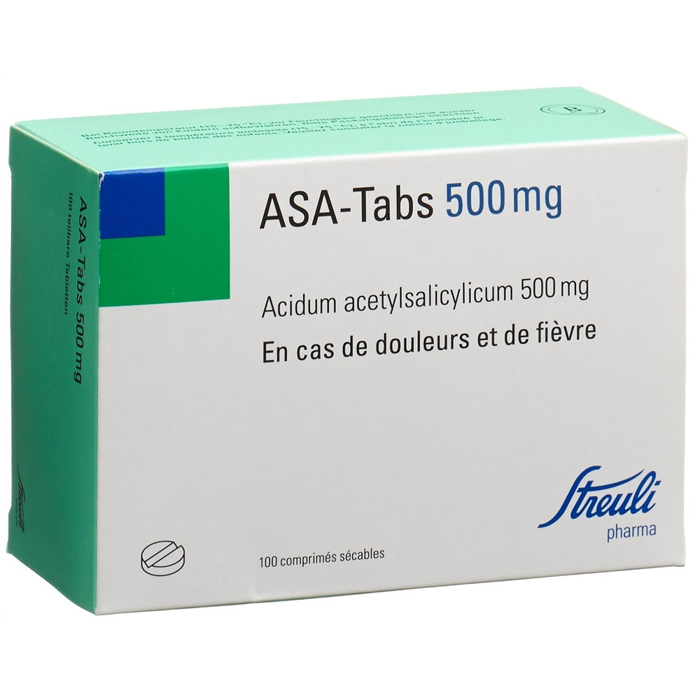 ASA-TABS cpr 0.5 g blist 100 pce, image 2 sur 2