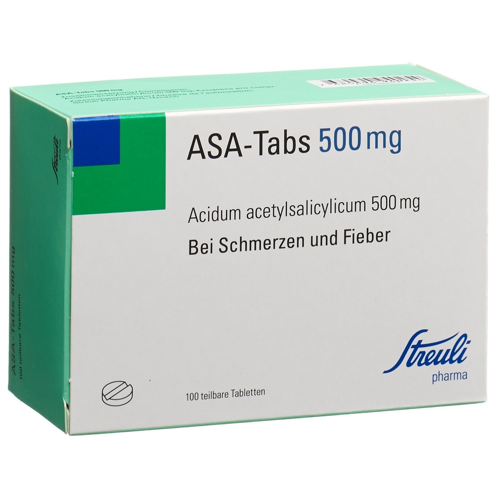 ASA-TABS cpr 0.5 g blist 100 pce, image principale